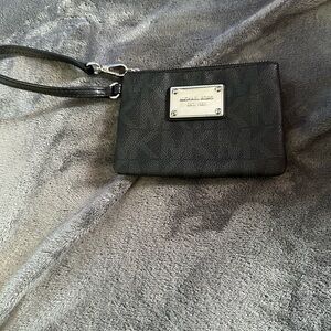 Michael Kors Black Wristlet Wallet